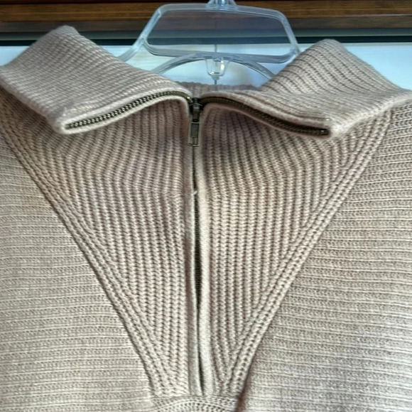 Sonoma Cozy Quarter Zip Crop length oversized sweater women’s size Small - Picture 5 of 11